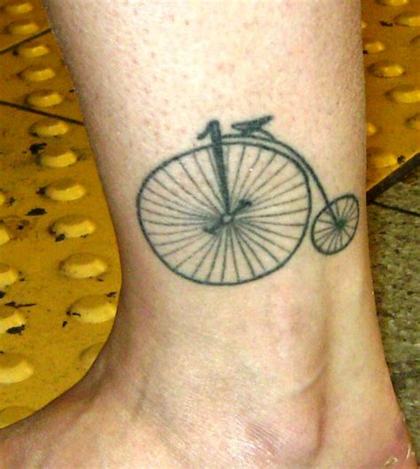 Tattoosday (A Tattoo Blog): Belinda's Penny-Farthing