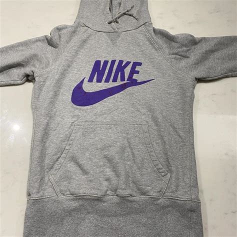 More pics of the Nike purple logo hoodie - Depop