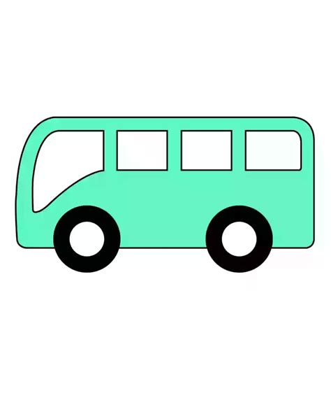 How To Draw Bus In Simple And Easy Steps