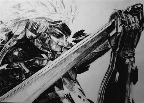 ArtStation - Raiden (Metal Gear Rising) study