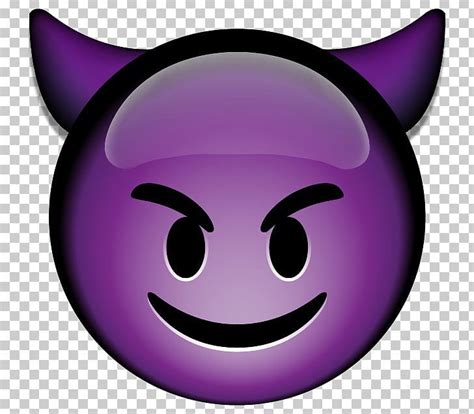 Emoji Devil Emoticon Purple Innovation Smile PNG - avatan, avatan plus, demon, devil, emoji ...