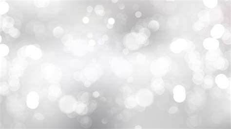 Free Abstract White Bokeh Lights Background