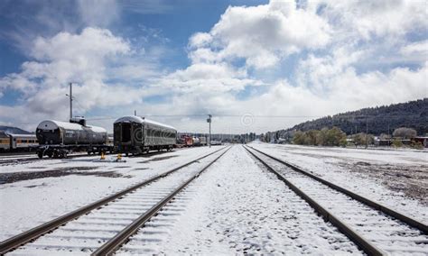 Vintage Train Wagons at Williams Arizona Train Station. US Editorial Stock Image - Image of ...