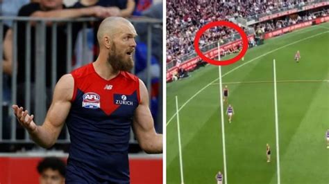 AFL grand final 2021: Max Gawn shot at goal, umpire review | Herald Sun