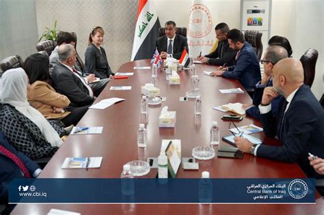 The Governor of the Central Bank of Iraq receives Baroness Emma ...