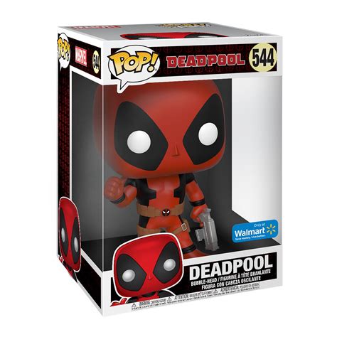 Funko POP! Marvel: Deadpool - 10" Deadpool Thumbs Up (Red) - Walmart Exclusive - Walmart.com ...