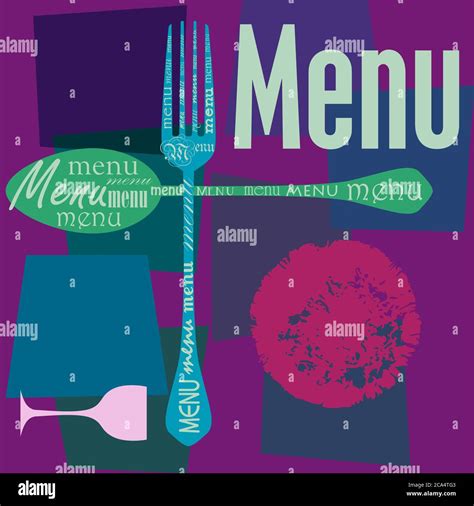 restaurant menu design, free copy space vector Stock Vector Image & Art ...