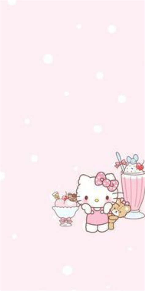 Hello kitty, art, pink, HD phone wallpaper | Peakpx