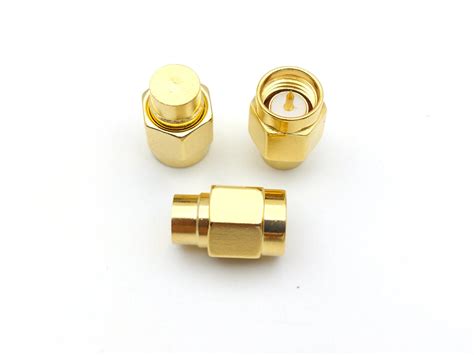 1000pcs brass SMA 50 OHM Coaxial Termination LOADS SMA male ADAPTER connector-in Connectors from ...