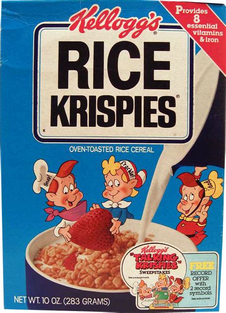 Rice Krispies: 1984 Rice Krispies Cereal Box