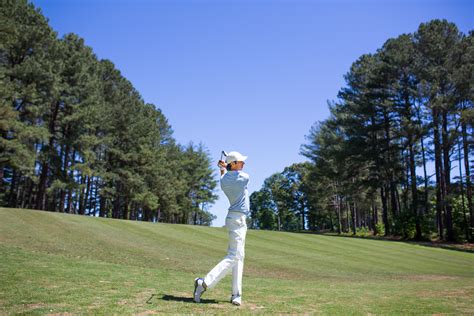 Approach shot at Brushy Mountain Golf Course