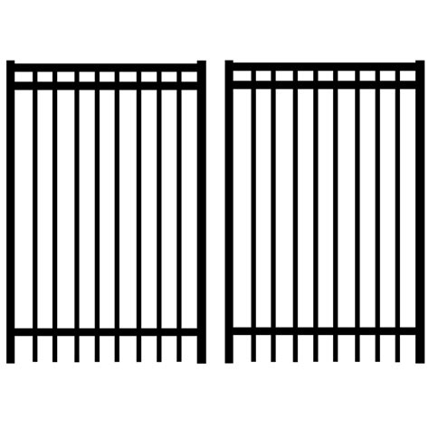 Black Metal Decorative Fence Gate at Lowes.com