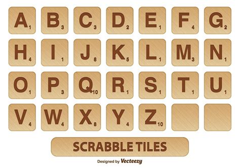 Free Printable Scrabble Tiles - Free Printable