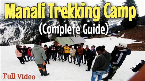 Manali Trekking Camp | Complete Guide | Student Program | Himachal Pradesh | BROZA ADVENTURES ...