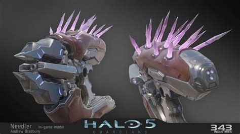 Halo 5 Needler, Andrew Bradbury | Halo 5, Halo game, Halo