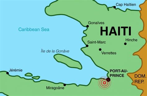 Earthquake In Haiti Map