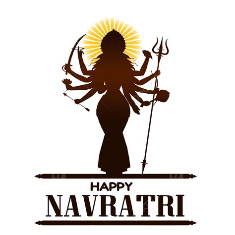 Shubh Navratri Indian Festival Goddess Durga Puja Design, Durga Puja, Shubh Navratri, Navratri ...