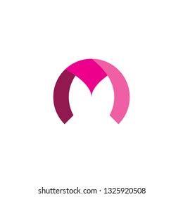 Letter M Purple Magenta Logo Symbol Stock Vector (Royalty Free ...