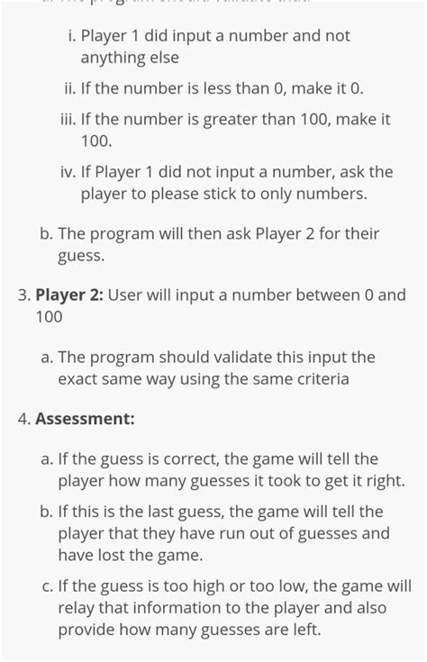 Solved Interactivity: Guessing Game Instructions: 1. Rules: | Chegg.com