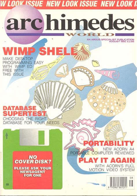 Acorn Archimedes World - August 1992 - Magazine - Computing History