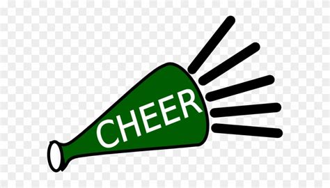 Image Of Cheerleader Megaphone Clipart 7 Green Cheer - Green Pom Poms Clipart - Free Transparent ...