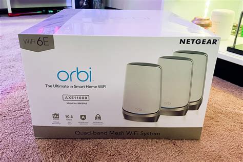 NETGEAR Orbi AXE11000 Quad-Band Wi-Fi 6E Mesh System 2022 REVIEW - MacSources in 2022 | Netgear ...