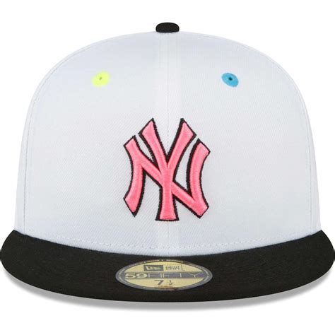 New Era New York Yankees White Neon Eye 59FIFTY Fitted Hat