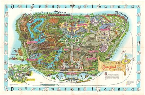 Disneyland U.S.A. Anaheim, California - Curtis Wright Maps