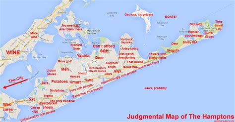 Map Of The Hamptons | Map Of Zip Codes