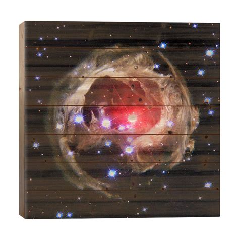 V838 Monocerotis (Hubble Space Telescope) Print On Wood by NASA - Multi-Color - Bed Bath ...