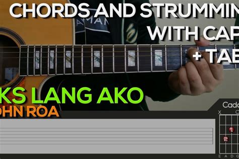 Angela Ken - Ako Naman Muna Guitar Tutorial [PLUCKING, CHORDS + TABS ...