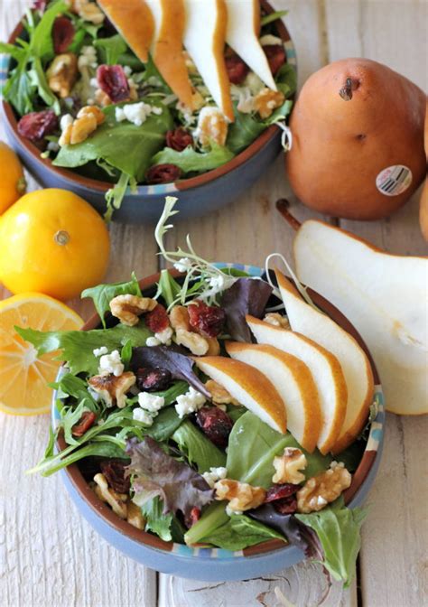 Winter Pear Salad with Meyer Lemon Vinaigrette - Damn Delicious