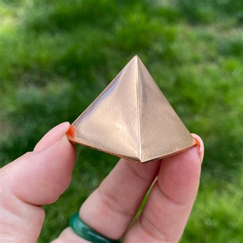 Copper Pyramid 30MM Copper Healing Pyramid Reiki Healing | Etsy