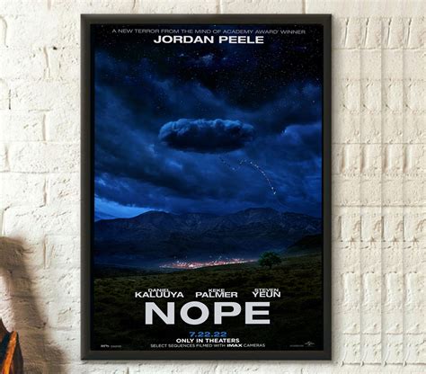 NOPE Jordan Peele Movie Poster, Nope 2022 Movie Poster, Nope Movie Poster, Nope 9 Variant Movie ...