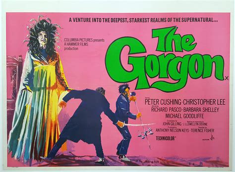 THE GORGON (1964) Original Vintage Hammer Horror UK Film Poster | Picture Palace Movie Posters