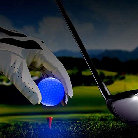 Glow Golf Balls, Led Light Up Night Golf Balls Glow in The Dark 6 ...