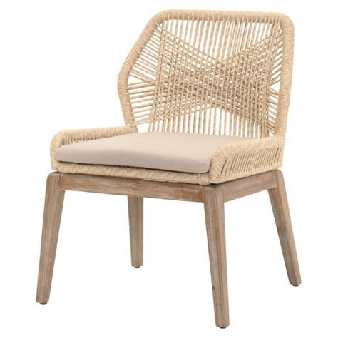 Upholstered Rattan Dining Chairs | knittingaid.com