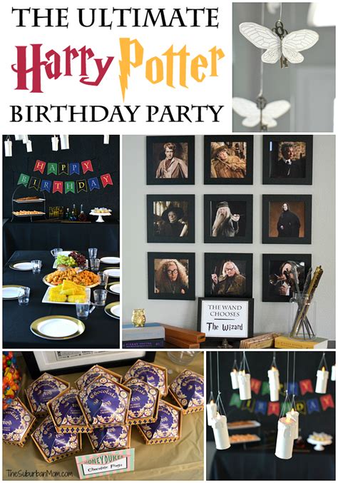 The Ultimate Harry Potter Birthday Party Ideas