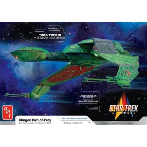 AMT1400 1:350 Star Trek Klingon Bird of Prey Model Kit