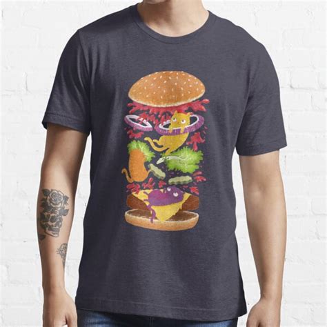 "Cat Burger" T-shirt for Sale by DIKittyPants | Redbubble | cats t ...