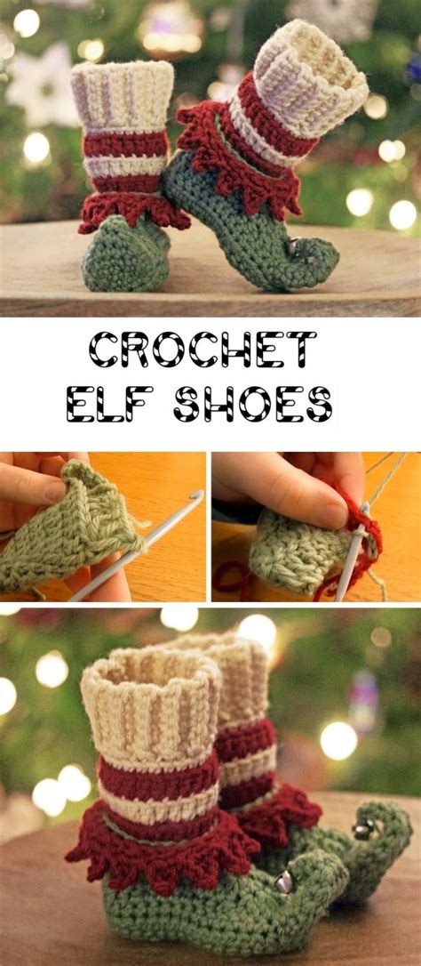 Crochet Christmas Elf Slippers – Design Peak