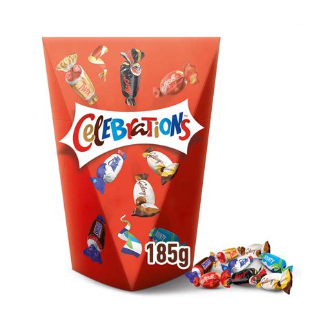 Celebrations Milk Chocolate Selection Box of Mini Chocolate & Biscuit ...