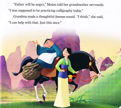 Walt disney Book Scans – Mulan: Khan to the Rescue (English Version) - personajes de walt disney ...