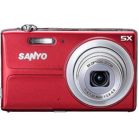 Sanyo 14MP Digital Camera w/ 5x Optical Zoom, 3″ LCD Display – RED Color – New Movie Releases DVD