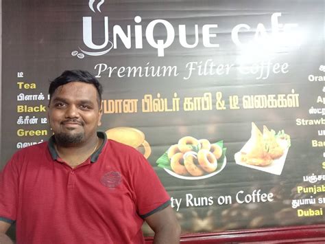 Menu at Unique Cafe, Coimbatore