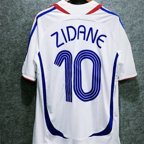 adidas Shirts | 206 France Zidane Soccerfootball Jersey | Poshmark