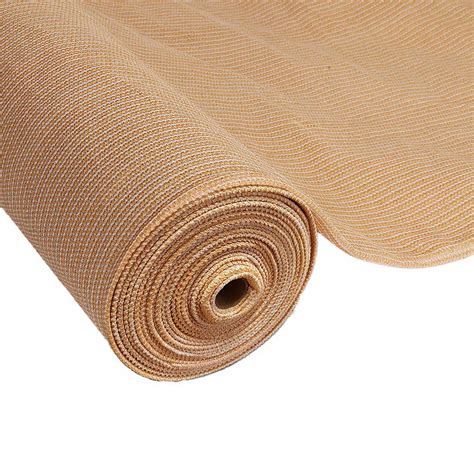 Instahut 70% UV Sun Shade Cloth Shadecloth Sail Roll Mesh Garden Outdoor 3.66x30m Beige