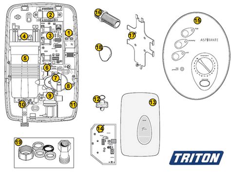 Triton Aspirante Power Shower Spare Parts | Reviewmotors.co