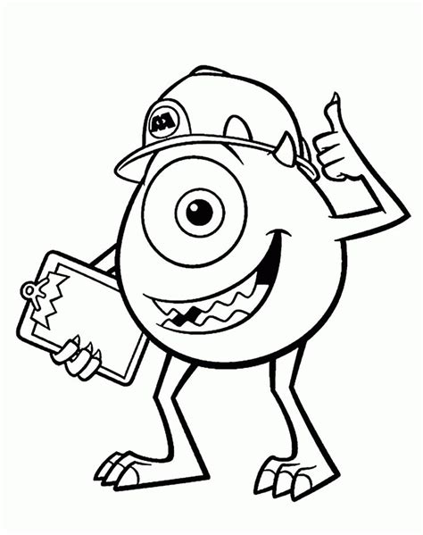 Monsters University Coloring Pages - Best Coloring Pages For Kids ...