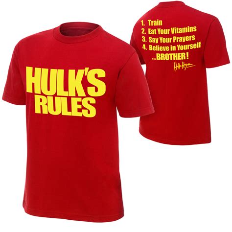 Image - Hulk Hogan Hulk's Rules 30 T-Shirt.jpg | Pro Wrestling | Fandom ...